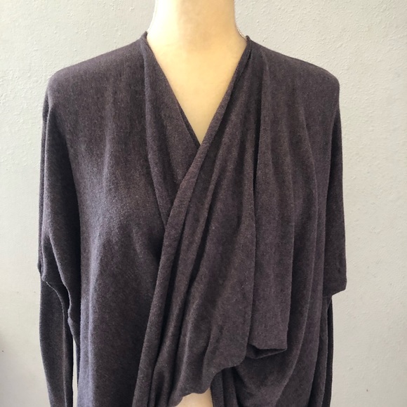 Allsaints Size Small Itat Shrug Cardigan Brown - Picture 5 of 10